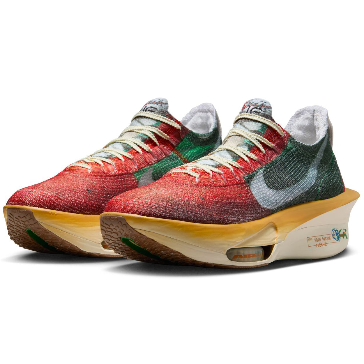 Men's Alphafly 3 Premium Running Shoes Multi-Colour / Starfish / Aloe Verde / Clear - Achilles Heel