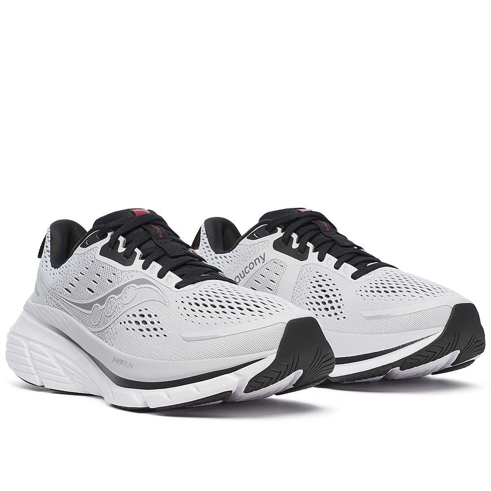 Saucony Men's Guide 18 Running Shoes Cloud / Black - achilles heel