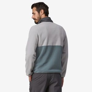 Patagonia Men's Microdini 1/2 Zip Fleece Pullover Nouveau Green / Salt Grey - achilles heel