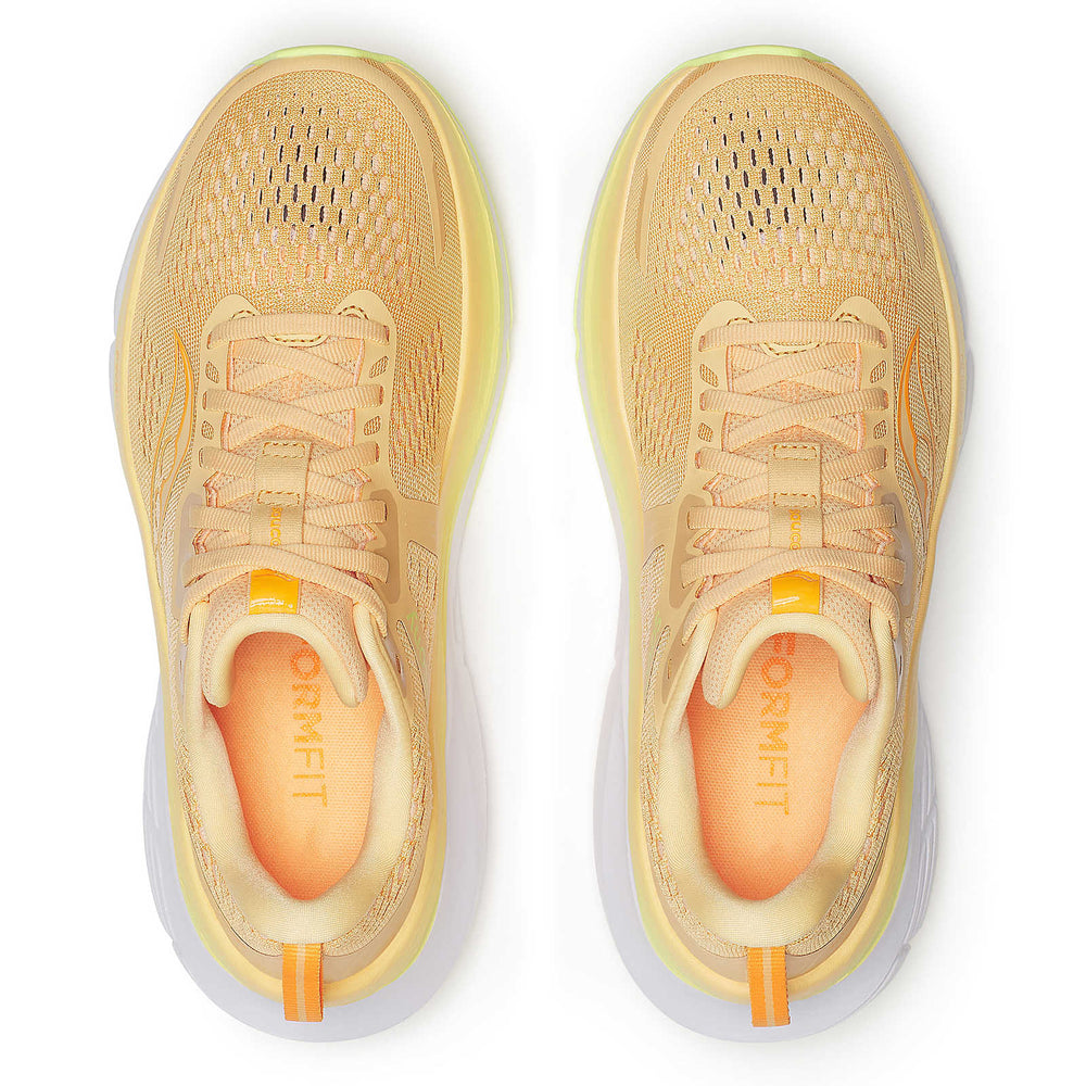 Saucony Women's Guide 18 Running Shoes Peach / Sunny - achilles heel
