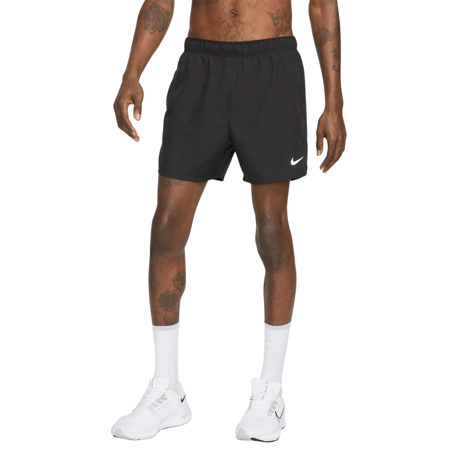 Nike Men's Dri-FIT Challenger 5 Inch Shorts Black / Black / Black - Achilles Heel