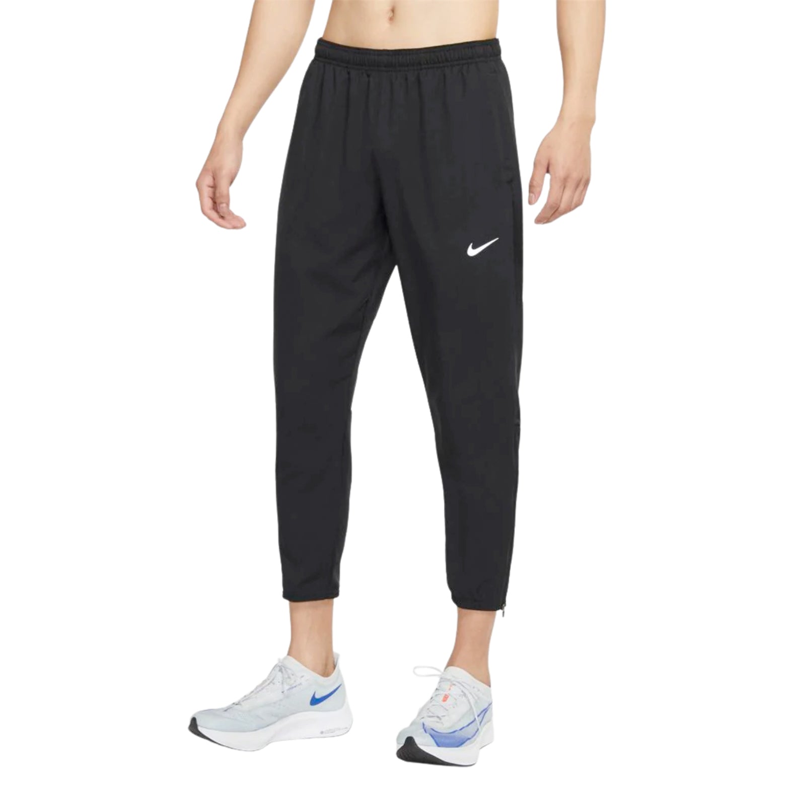 Nike Men's Dri-FIT Challenger Woven Pant Black / Reflective Silver - Achilles Heel