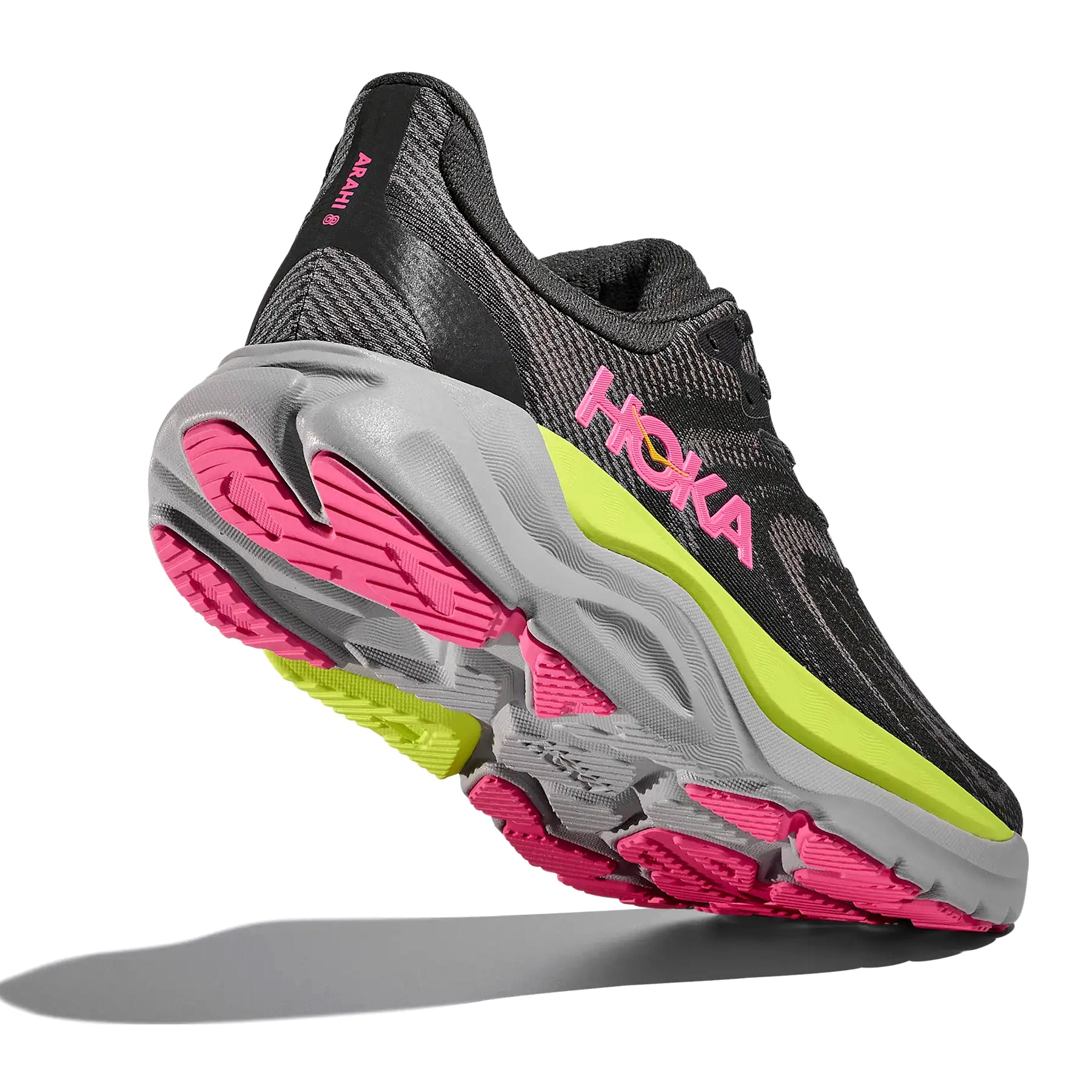 Women's Arahi 8 Running Shoes Charcoal Grey / Grey Skies