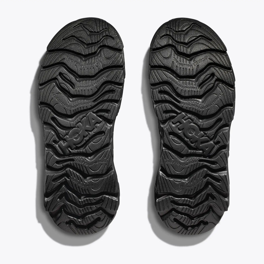 Hoka Restore TC Black / Black - achilles heel