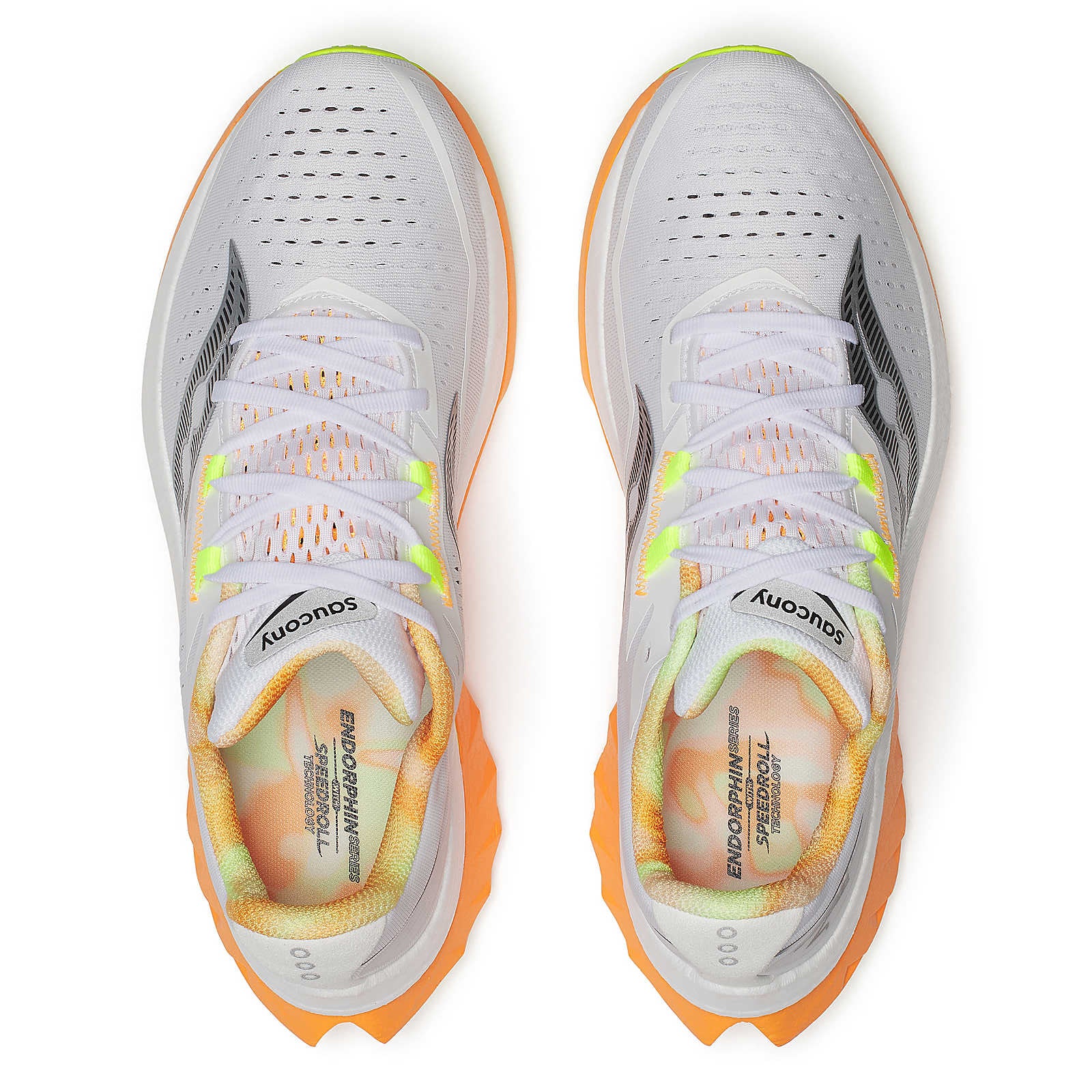 Saucony Men's Endorphin Speed 4 Running Shoes White / Peel - Achilles Heel