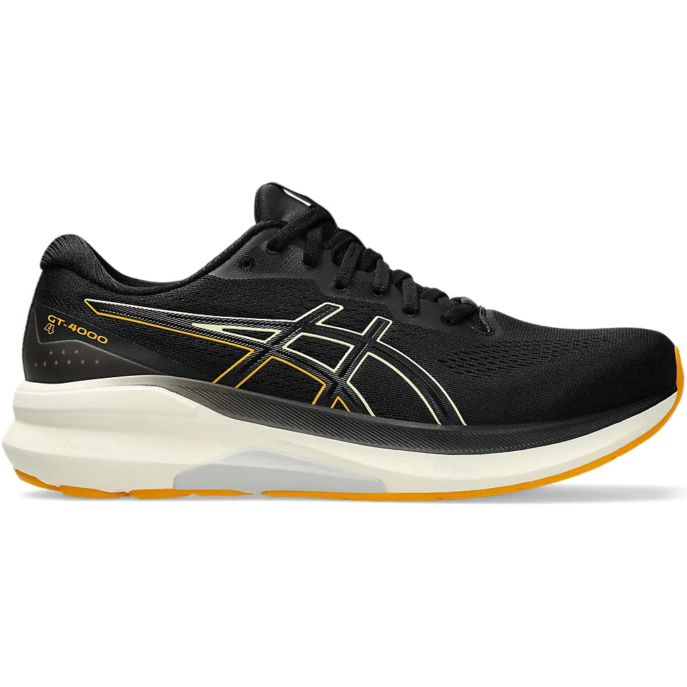 Asics Men's GT-4000 4 Running Shoes Black / Amber - Achilles Heel