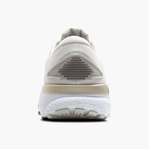 Brooks Men's Ghost 16 Running Shoes White / Pelican / Oyster - achilles heel