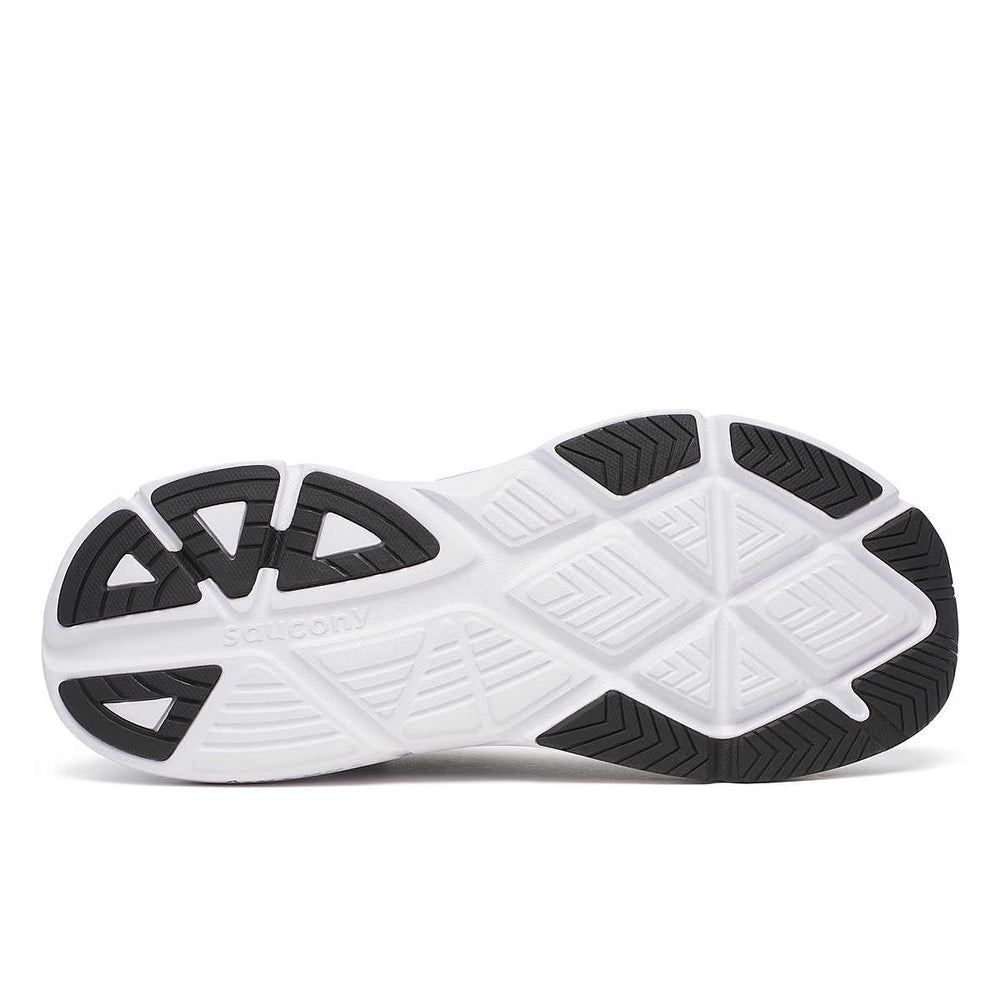 Saucony Men's Guide 18 Running Shoes Cloud / Black - achilles heel