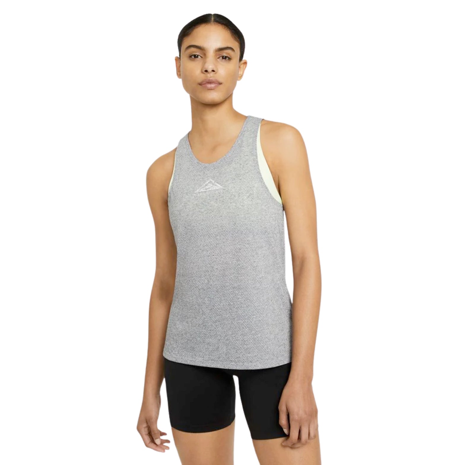 Nike Women's City Sleek Trail Tank Smoke Grey / Grey Fog / Heather - Achilles Heel