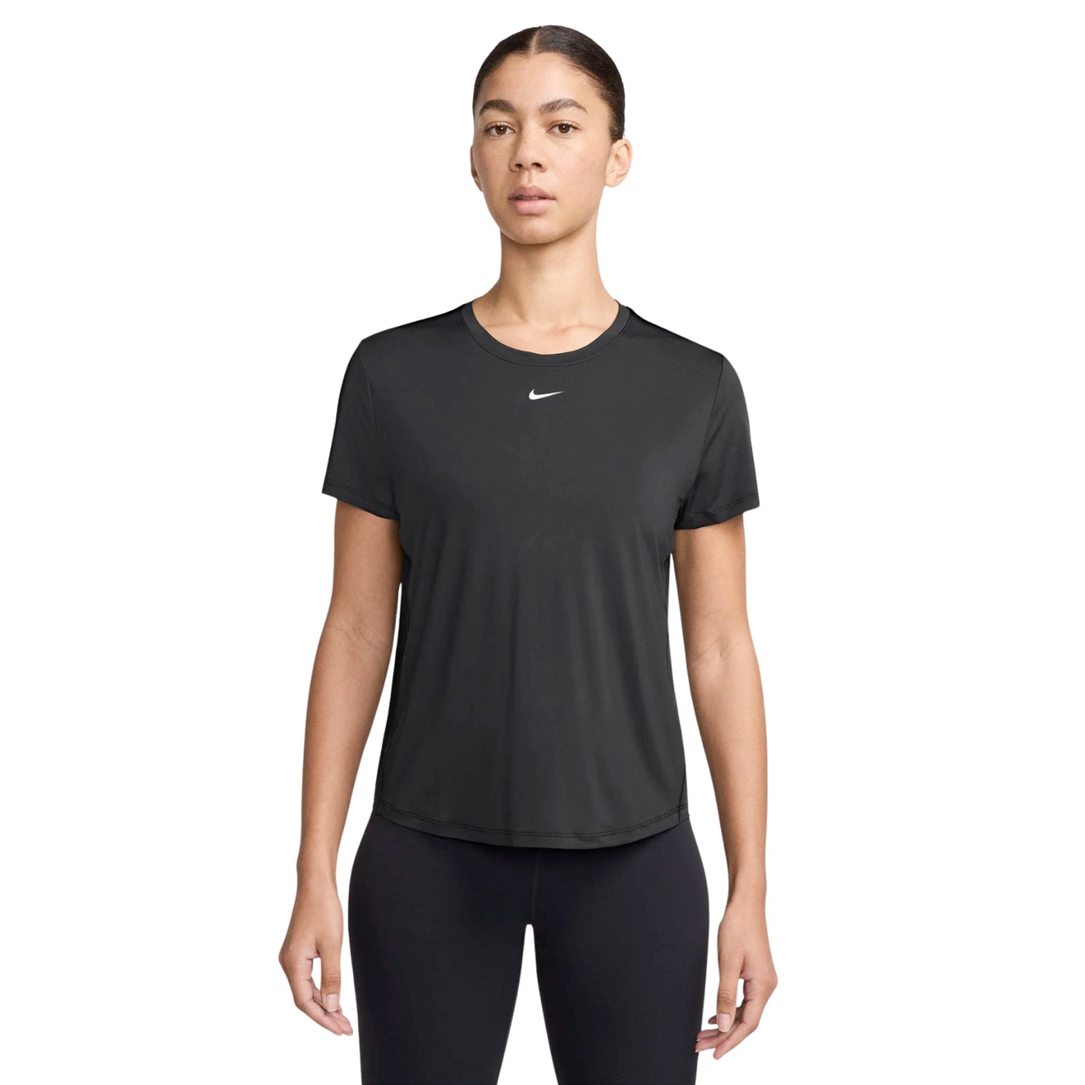 Women's One Dri-FIT Classic Tee Black / White - Achilles Heel