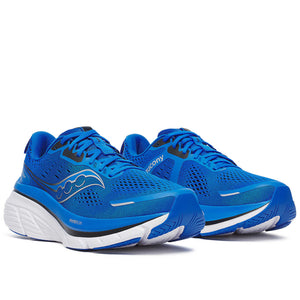 Saucony Men's Guide 18 Running Shoes Skydiver / Black - achilles heel
