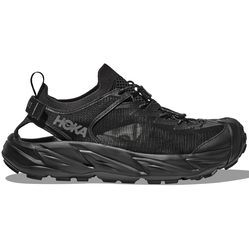 Hoka Men's Hopara 2 Sandal Black / Black - achilles heel