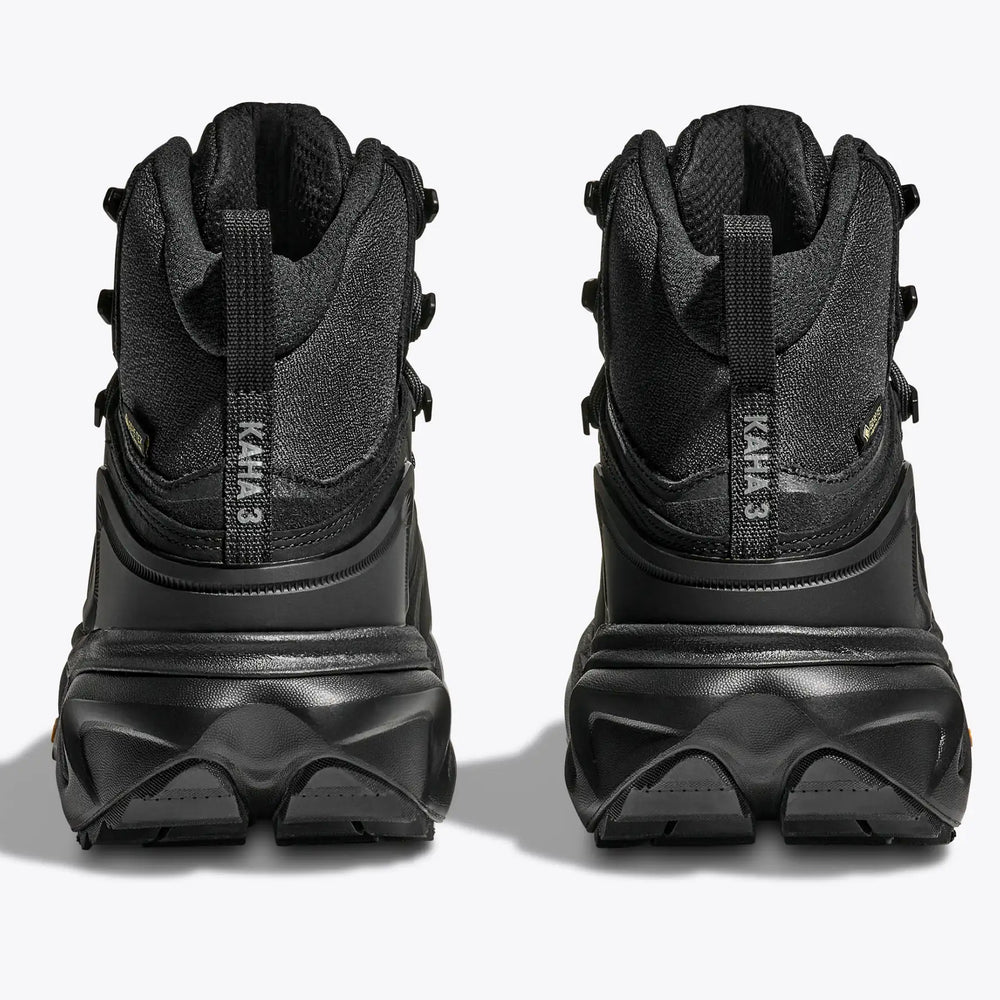 Hoka Men's Kaha 3 GORE-TEX Walking Boots Black / Black - achilles heel