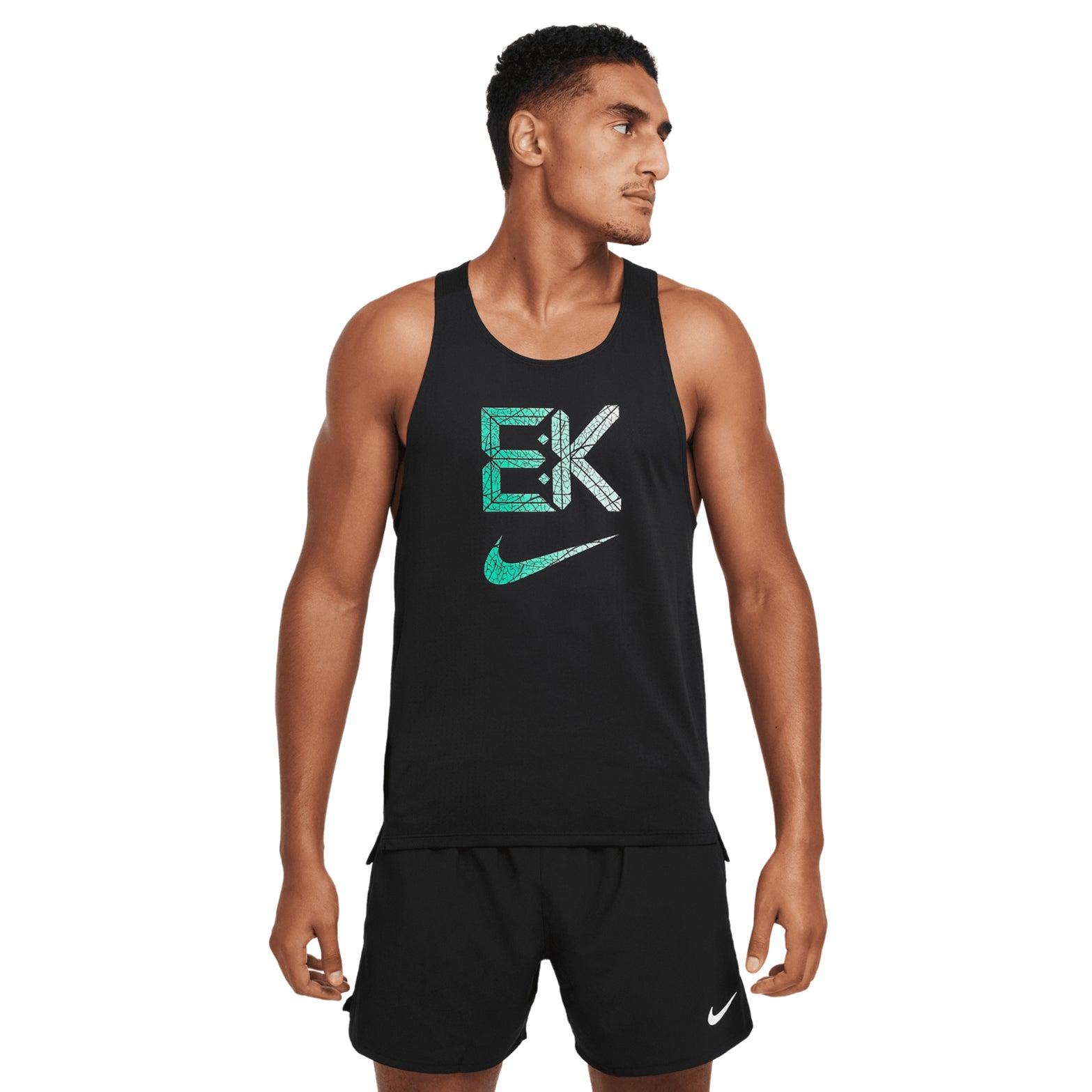 Nike Men's Dri-FIT Fast Kipchoge Running Vest Black / Stadium Green - Achilles Heel