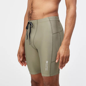 Bandit Men's Superbeam Next Gen 7 Pocket Half Tights Fatigue - achilles heel