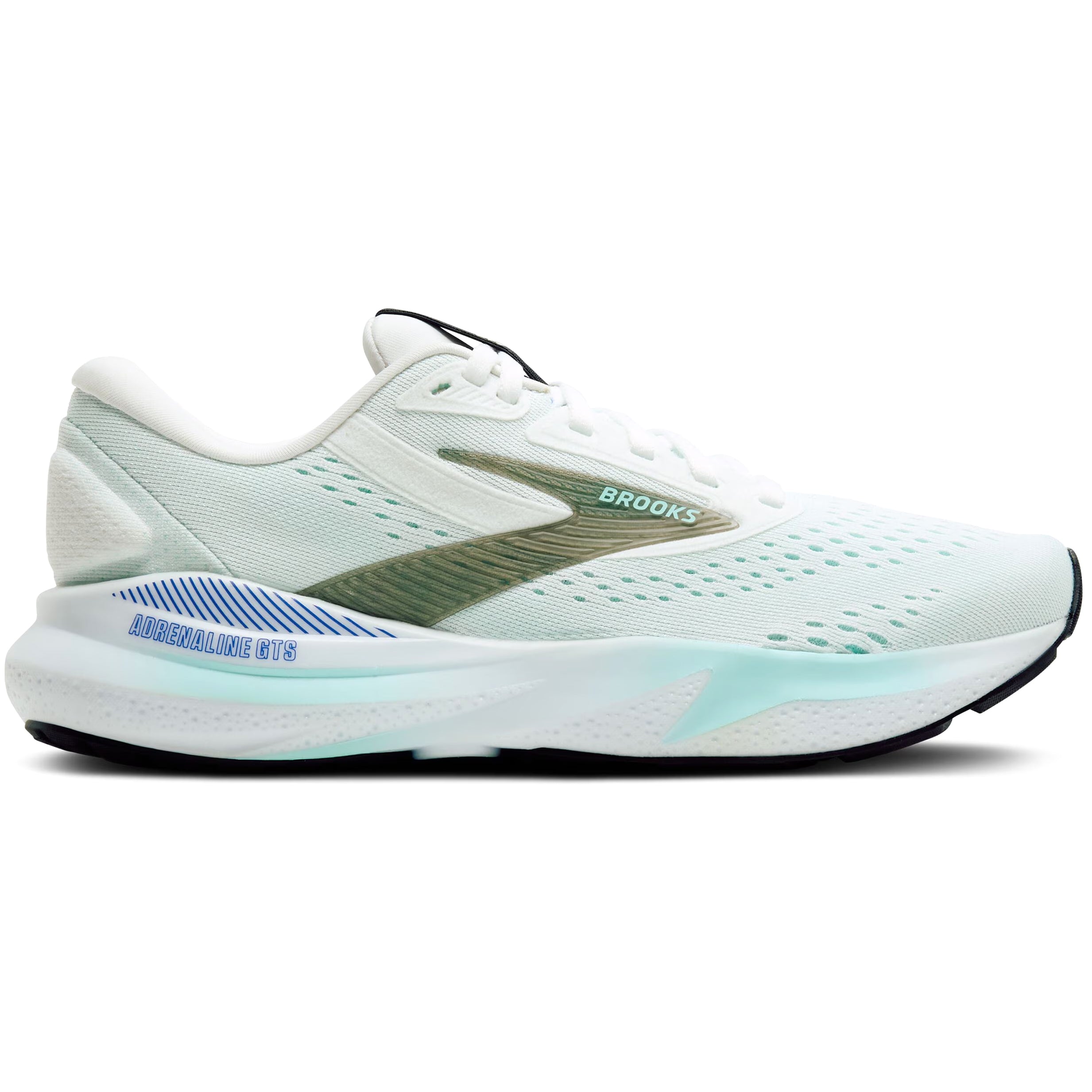 Brooks Women's Adrenaline GTS 24 Running Shoes White / Limpet Shell / Amparo - Achilles Heel