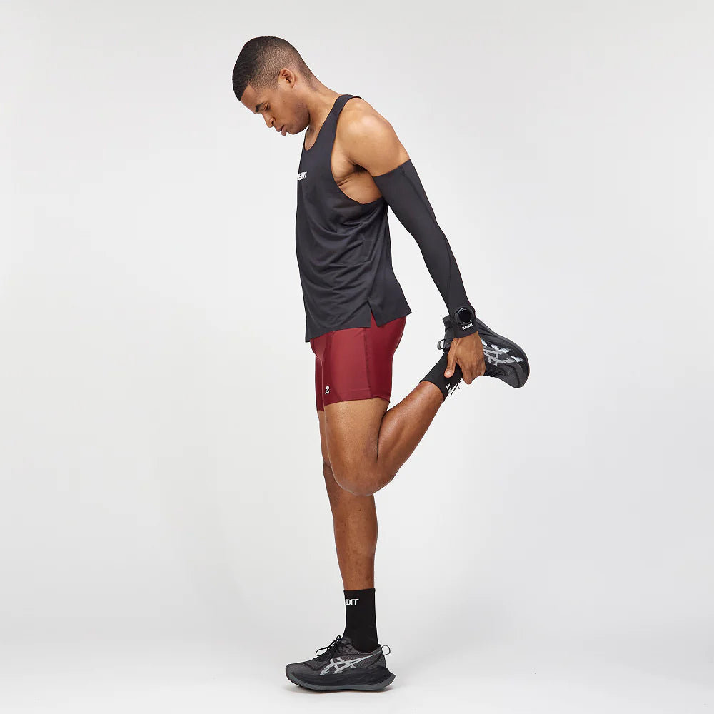 Bandit Men's Drift Racing Singlet Black - achilles heel