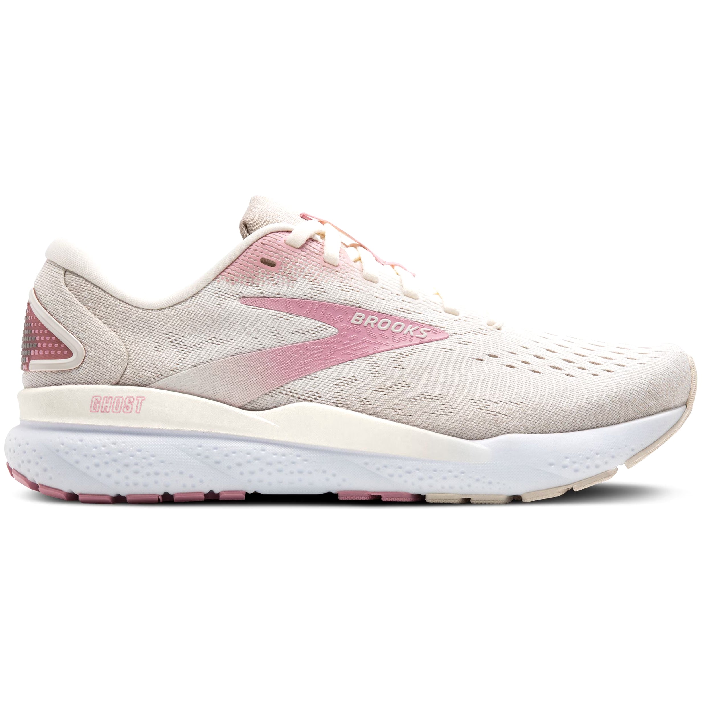 Brooks Women's Ghost 16 Running Shoes Coconut / Zephyr / White - Achilles Heel