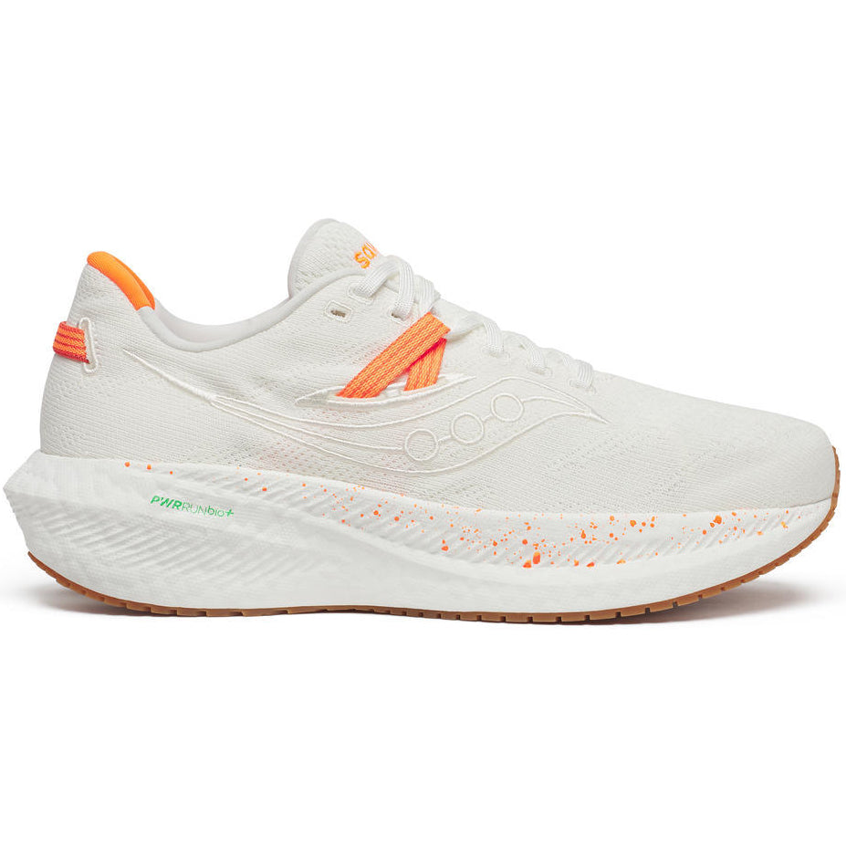 Saucony Men s Triumph RFG Running Shoes White Viziorange