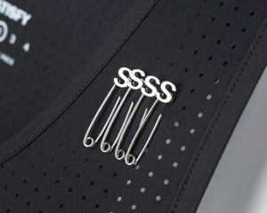 Satisfy Space-O Singlet Black v3 - achilles heel
