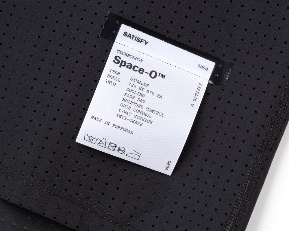 Satisfy Space-O Singlet Black v3 - achilles heel