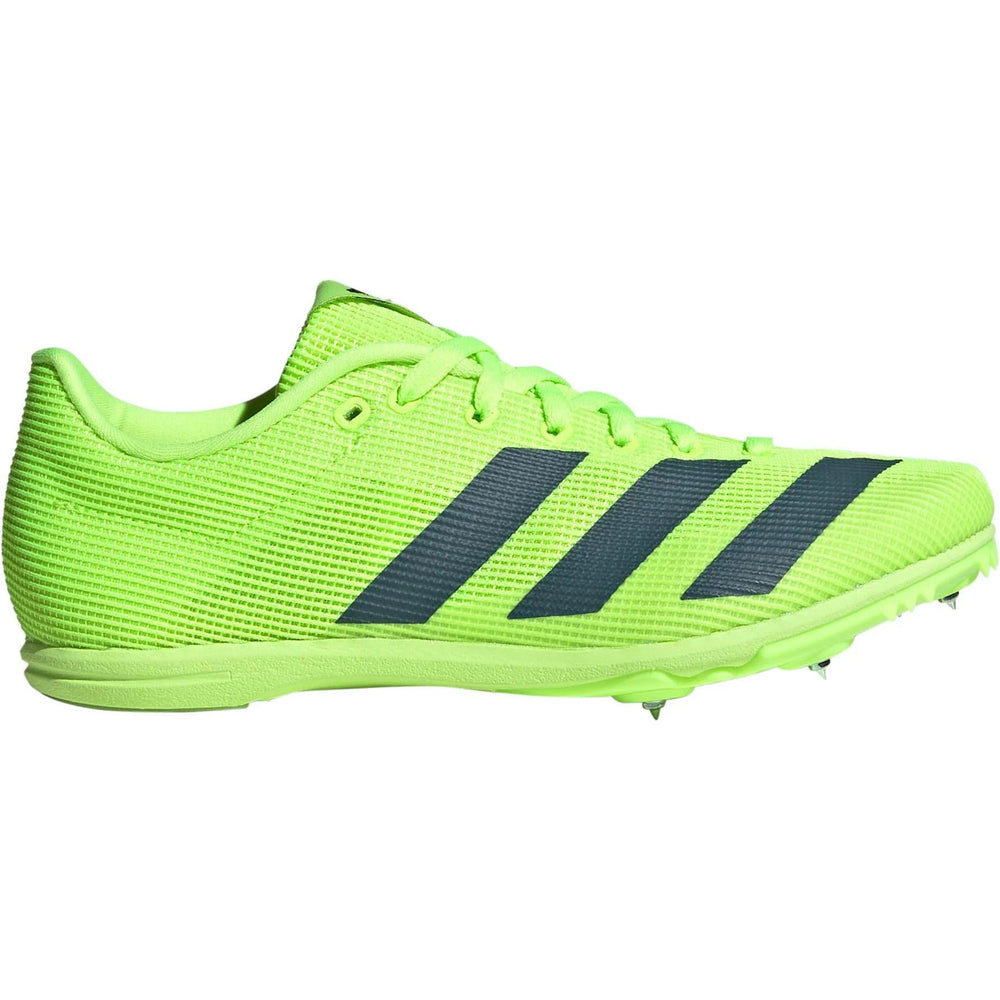 adidas Allroundstar J Running Spikes Lucid Lemon / Arctic Night / Core Black - achilles heel