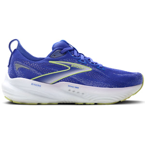 Brooks Women's Glycerin 22 Running Shoes Amparo Blue / Hydro Iris / Yellow - achilles heel