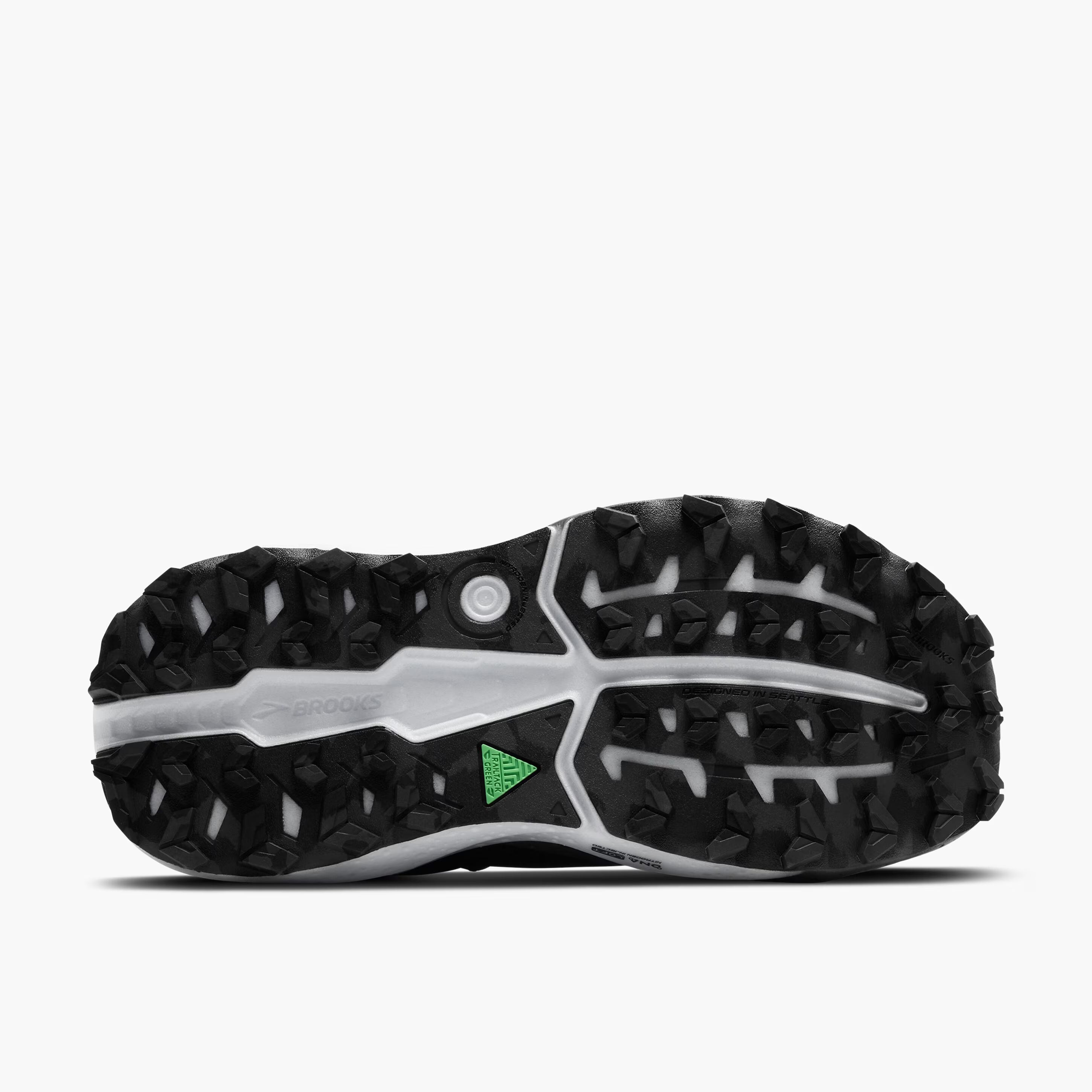Brooks Women's Caldera 8 Trail Running Shoes Black / Blackened Pearl / White - Achilles Heel