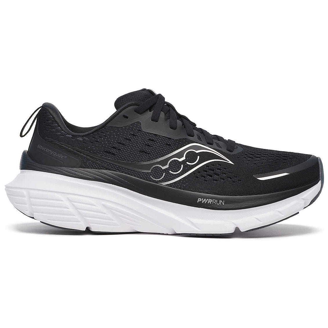 Women's Guide 18 Running Shoes Black / White - Achilles Heel