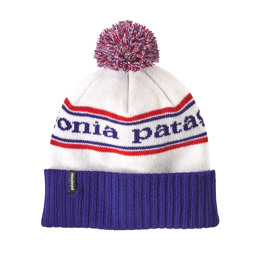 Patagonia Powder Town Beanie Park Stripe / Viking Blue - achilles heel