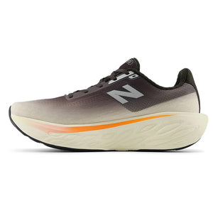 New Balance Men's 1080v14 Running Shoes Black Cement / Angora / Hot Mango - achilles heel