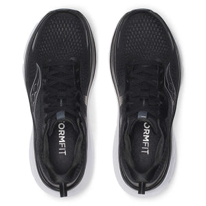 Saucony Women's Guide 18 Running Shoes Black / White - achilles heel