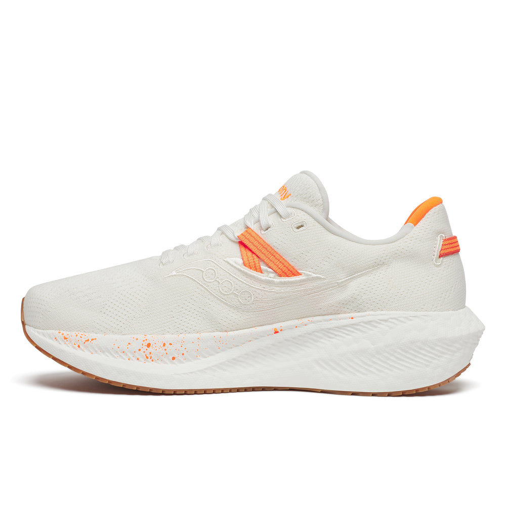 Saucony Men's Triumph RFG Running Shoes White / Viziorange - achilles heel