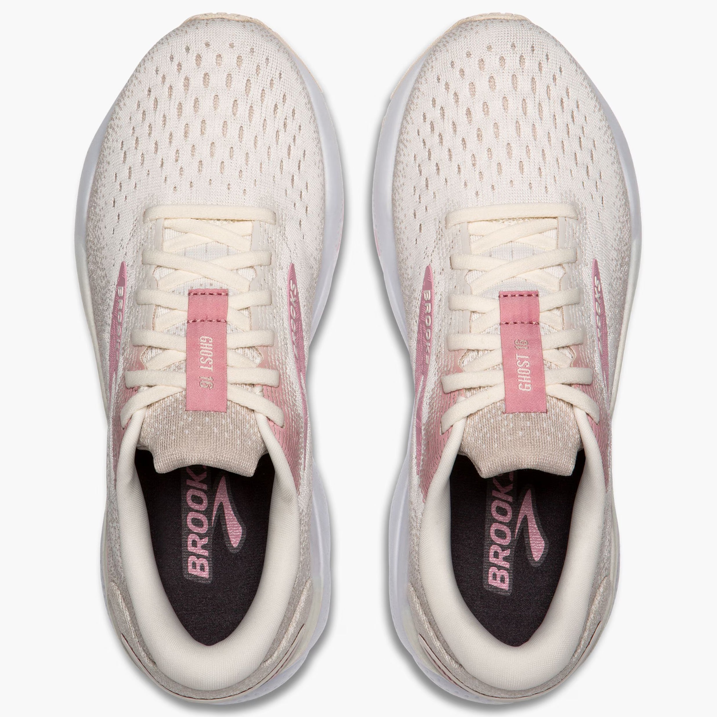 Brooks Women's Ghost 16 Running Shoes Coconut / Zephyr / White - Achilles Heel