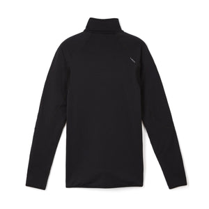 Satisfy GhostFleece Half-Zip Top Black - achilles heel
