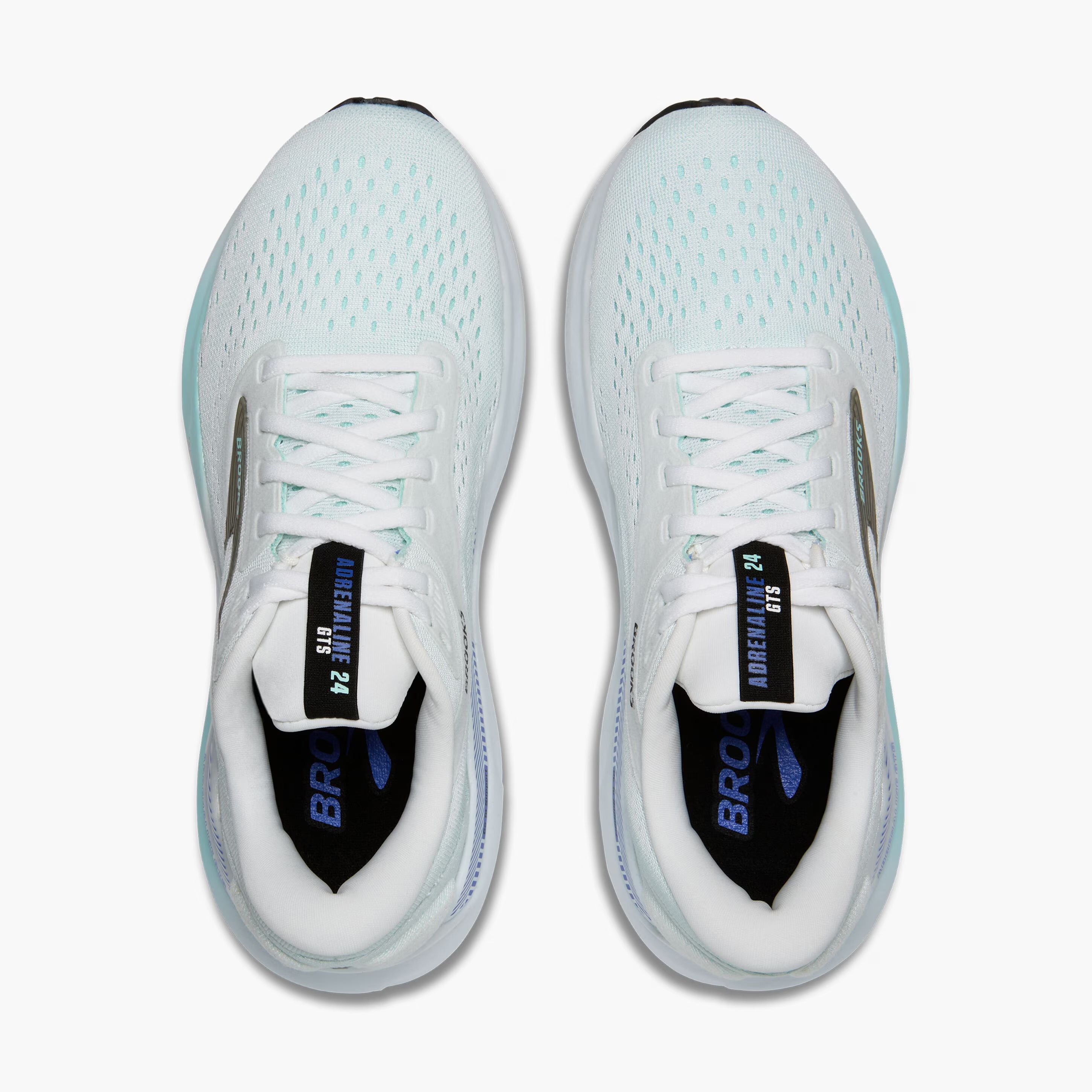Brooks Women's Adrenaline GTS 24 Running Shoes White / Limpet Shell / Amparo - Achilles Heel