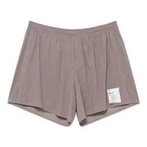 Satisfy Space‑O 5 Inch Distance Shorts Taupe - achilles heel
