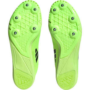 adidas Allroundstar J Running Spikes Lucid Lemon / Arctic Night / Core Black - achilles heel
