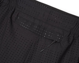 Satisfy Space‑O 2.5 Inch Distance Shorts Black v2 - achilles heel