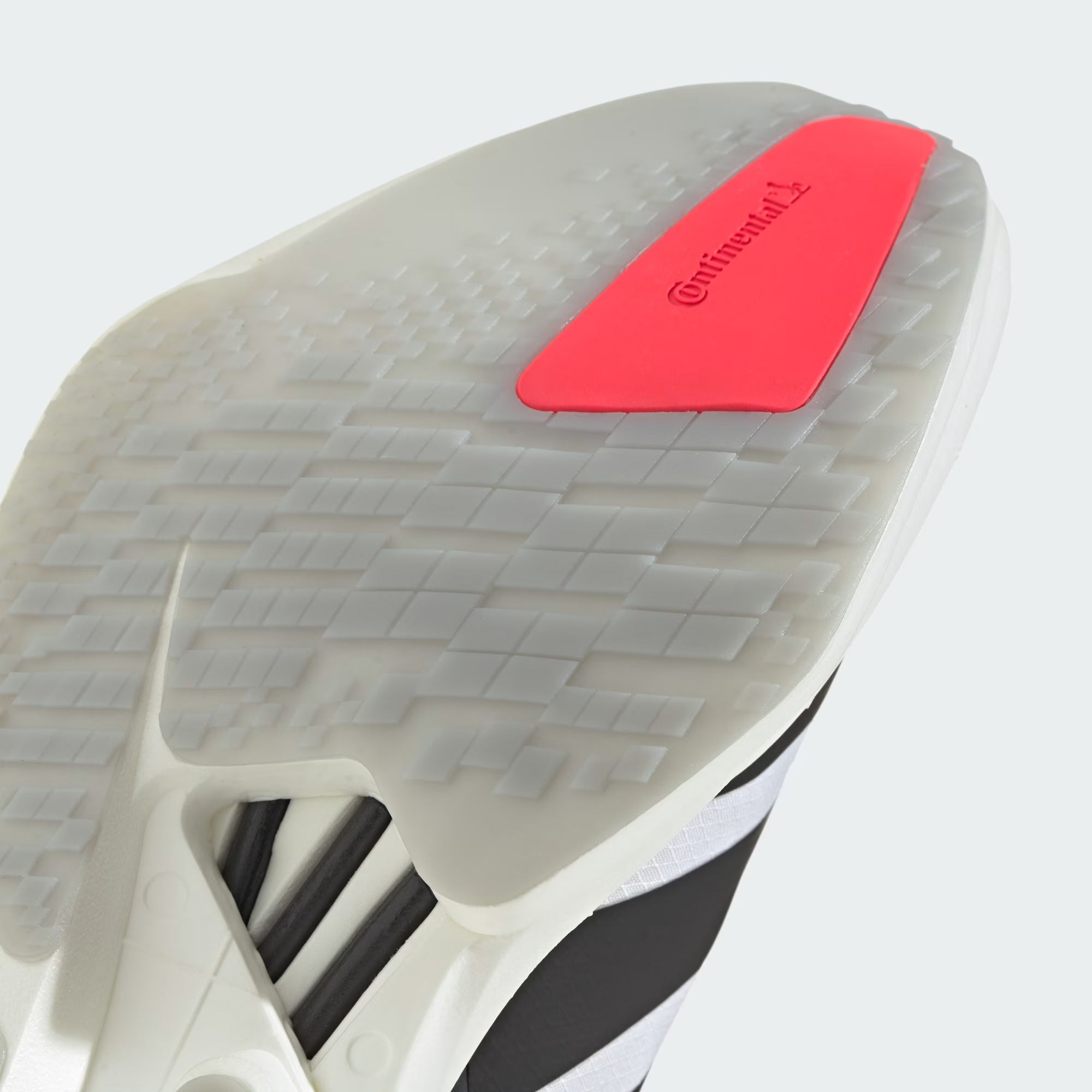 Mens's Adizero Adios Pro 4 Running Shoes Cloud White / Core Black / Silver Metallic - Achilles Heel