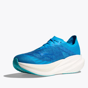 Hoka Men's Mach X 2 Running Shoes Skyward Blue / Electric Cobalt - achilles heel