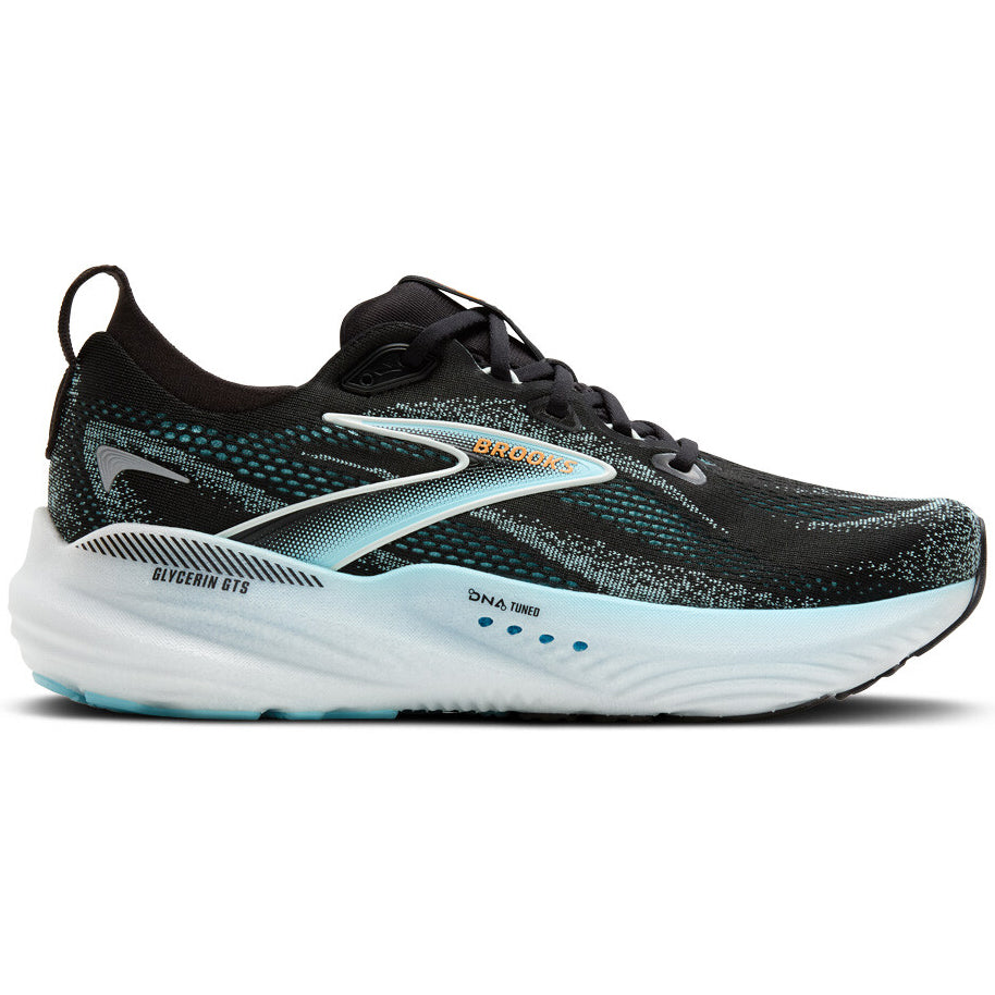 Men's Glycerin GTS 22 Running Shoes Black / Atomizer / Blazing Orange - Achilles Heel