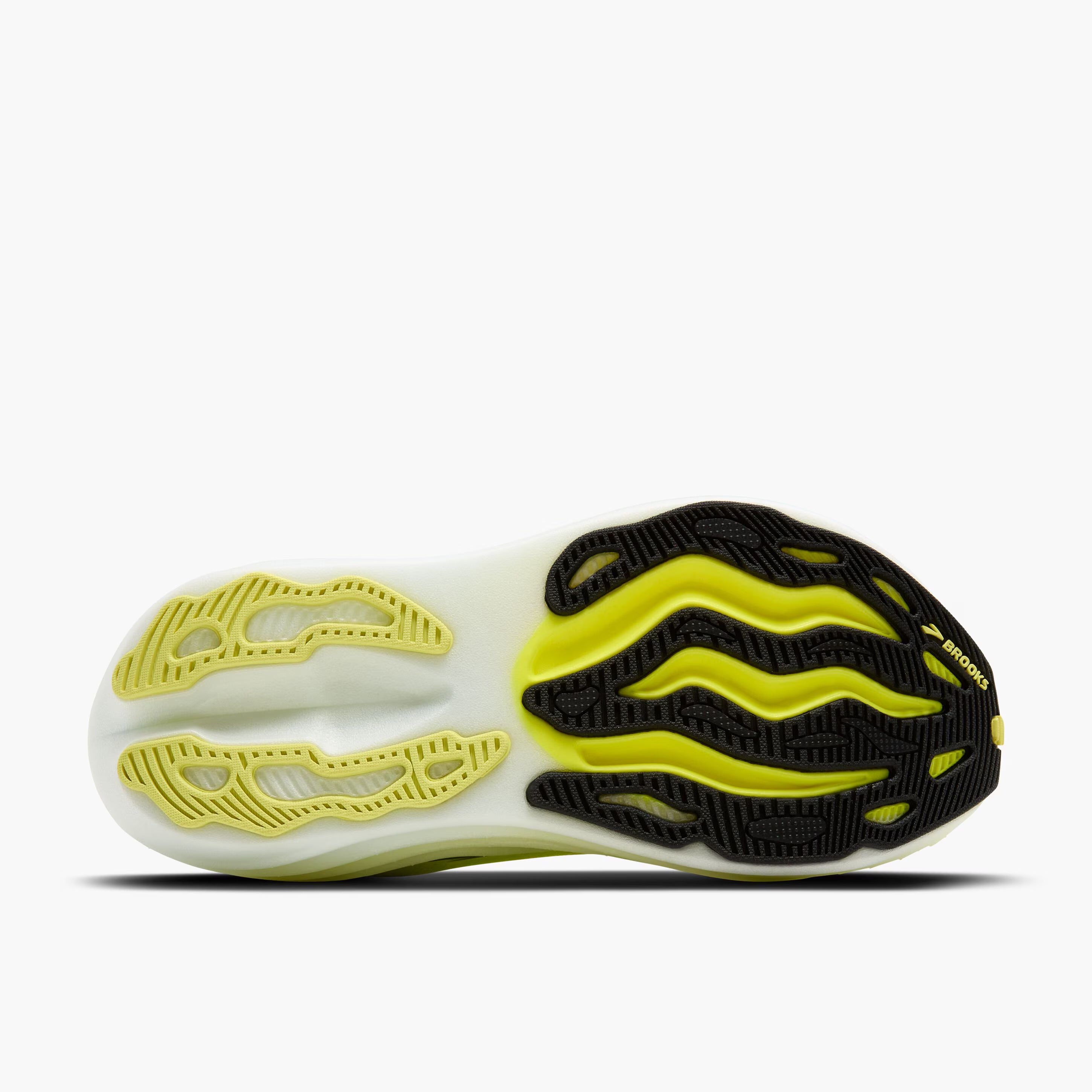 Women's Glycerin Max Running Shoes Sunny Lime / Black / White - Achilles Heel