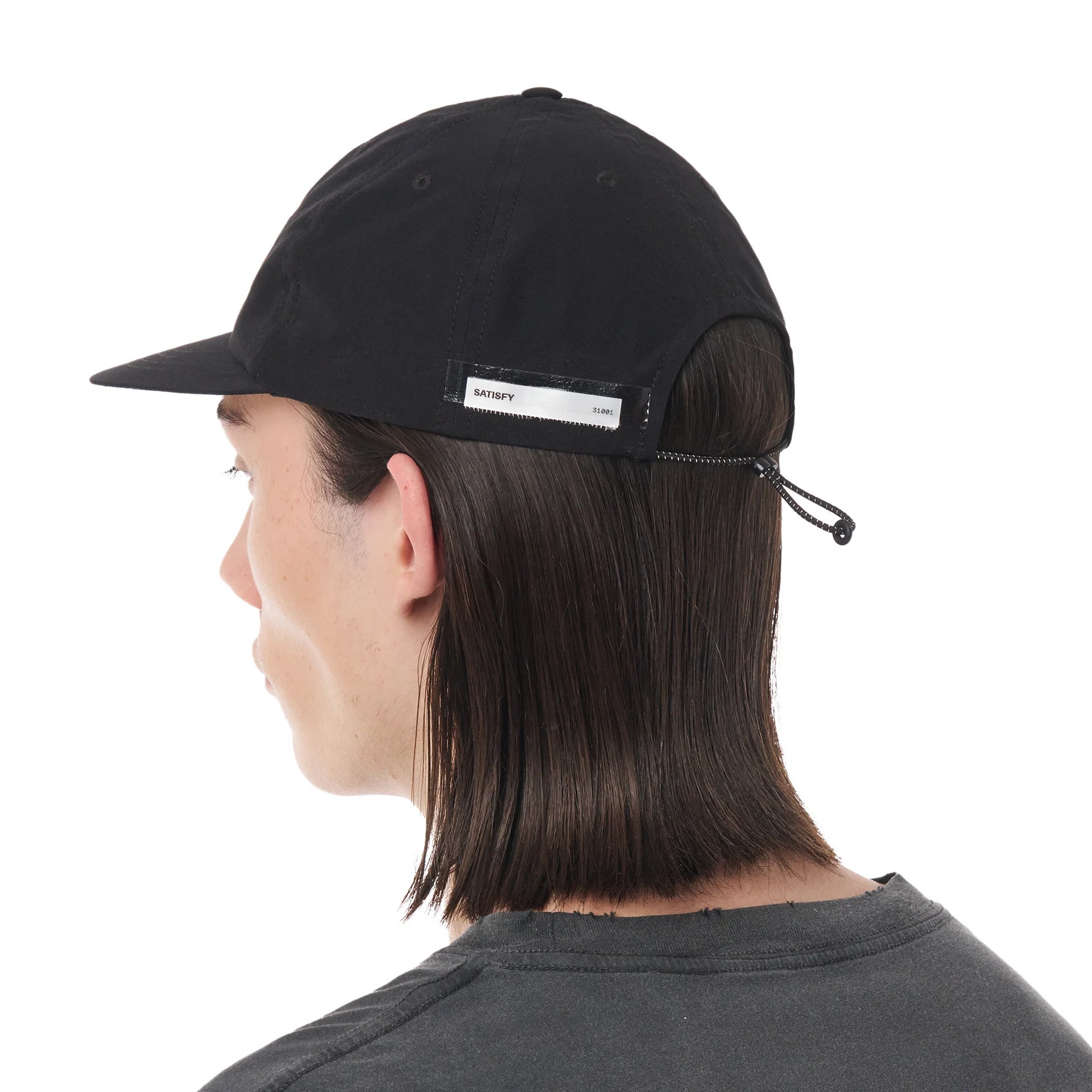 PeaceShell Running Cap Black