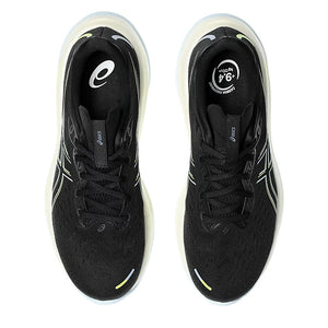 Asics Men's Gel-Cumulus 26 Running Shoes Black / Safety Yellow - achilles heel