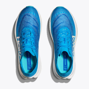 Hoka Men's Mach X 2 Running Shoes Skyward Blue / Electric Cobalt - achilles heel