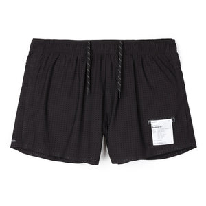 Satisfy Space‑O 2.5 Inch Distance Shorts Black v2 - achilles heel
