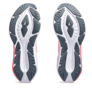 Asics Men's Novablast 4 Running Shoes White / Sunrise Red - achilles heel
