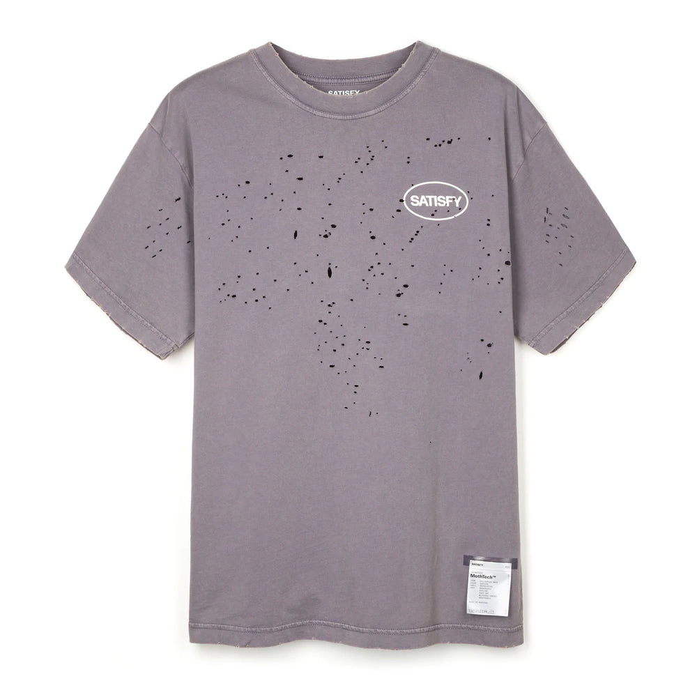 Satisfy MothTech Tee Aged Purple Sage - achilles heel