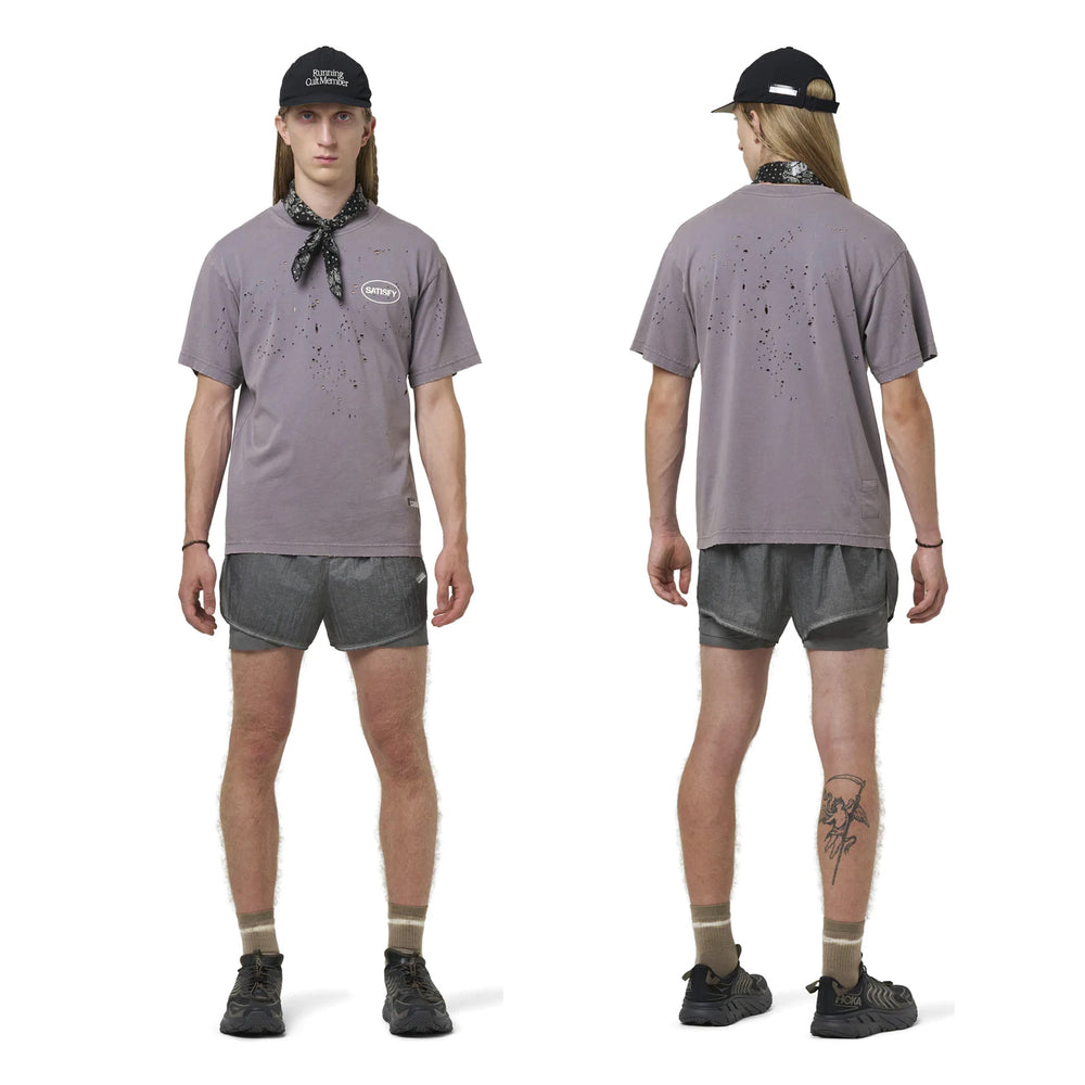 Satisfy MothTech Tee Aged Purple Sage - achilles heel